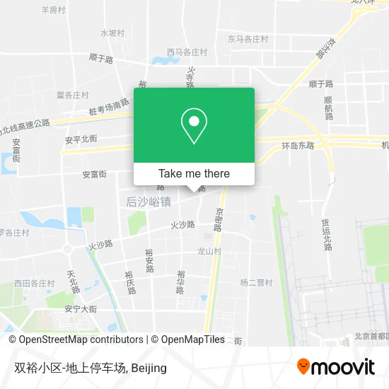 双裕小区-地上停车场 map