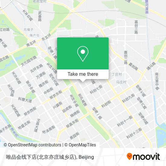 唯品会线下店(北京亦庄城乡店) map
