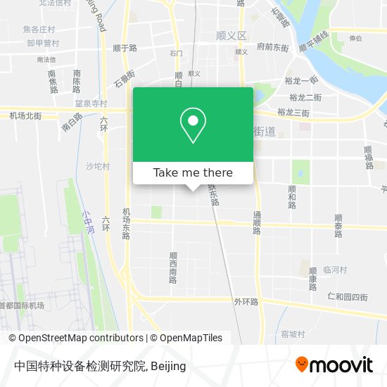 中国特种设备检测研究院 map
