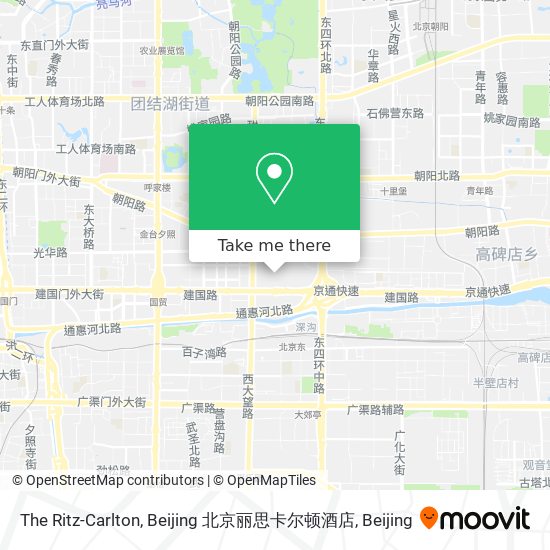 The Ritz-Carlton, Beijing 北京丽思卡尔顿酒店 map
