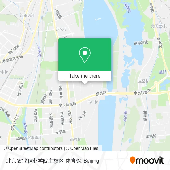 北京农业职业学院主校区-体育馆 map