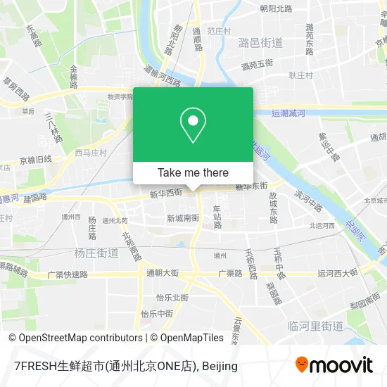 7FRESH生鲜超市(通州北京ONE店) map