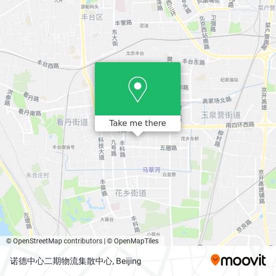 诺德中心二期物流集散中心 map