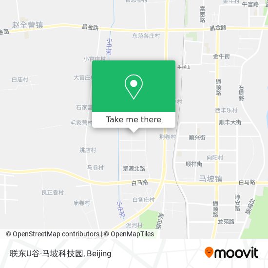 联东U谷·马坡科技园 map