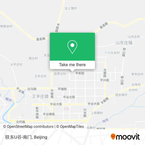 联东U谷-南门 map