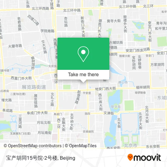 宝产胡同15号院-2号楼 map