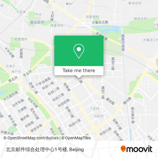 北京邮件综合处理中心1号楼 map