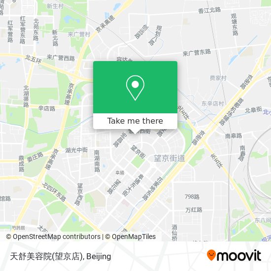 天舒美容院(望京店) map
