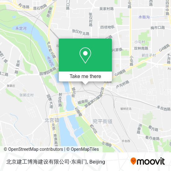 北京建工博海建设有限公司-东南门 map