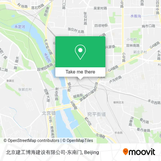 北京建工博海建设有限公司-东南门 map