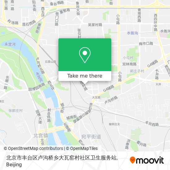 北京市丰台区卢沟桥乡大瓦窑村社区卫生服务站 map