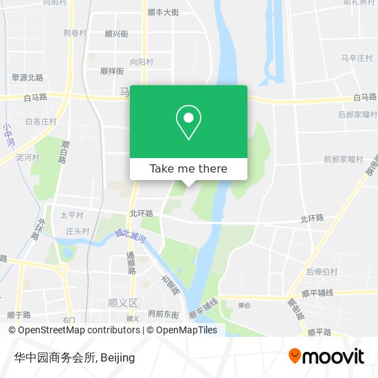华中园商务会所 map