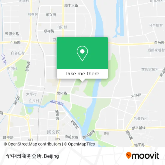 华中园商务会所 map