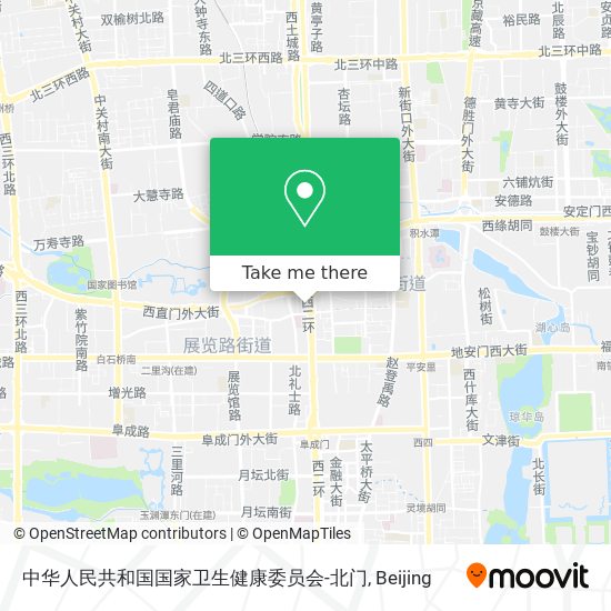 中华人民共和国国家卫生健康委员会-北门 map