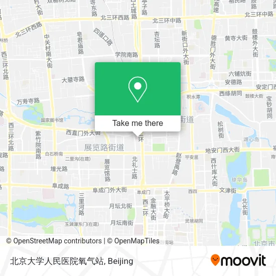 北京大学人民医院氧气站 map