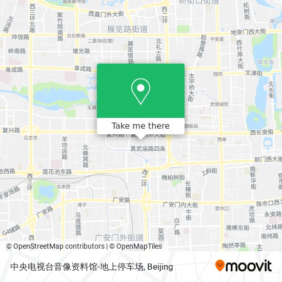 中央电视台音像资料馆-地上停车场 map