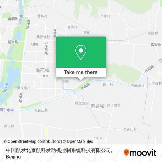 中国航发北京航科发动机控制系统科技有限公司 map