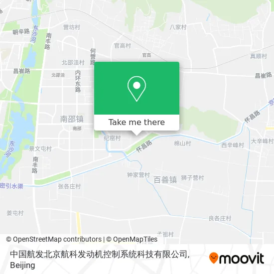 中国航发北京航科发动机控制系统科技有限公司 map