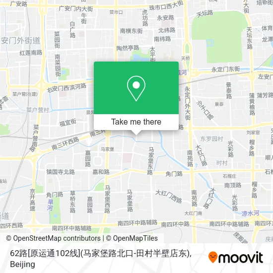62路[原运通102线](马家堡路北口-田村半壁店东) map