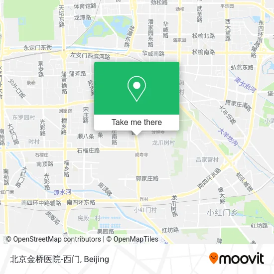 北京金桥医院-西门 map
