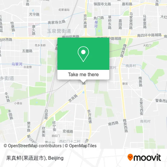 果真鲜(果蔬超市) map