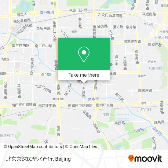 北京京深民华水产行 map