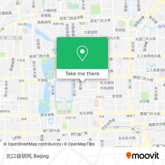 北口袋胡同 map