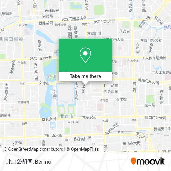 北口袋胡同 map