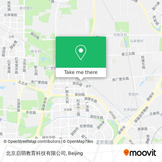 北京启萌教育科技有限公司 map