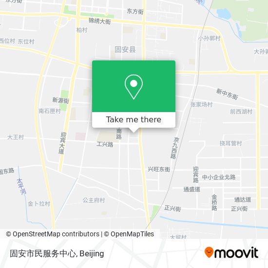 固安市民服务中心 map