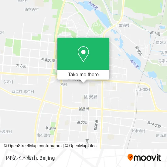 固安水木蓝山 map