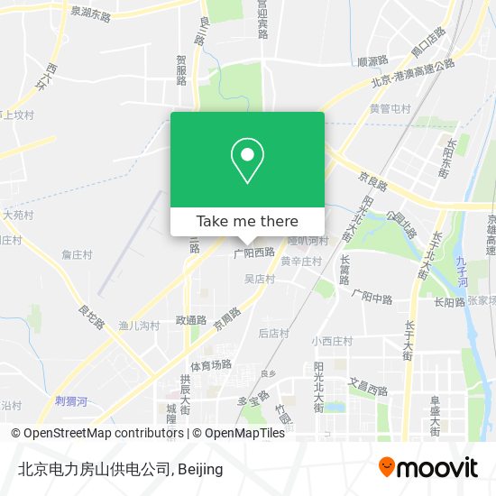 北京电力房山供电公司 map