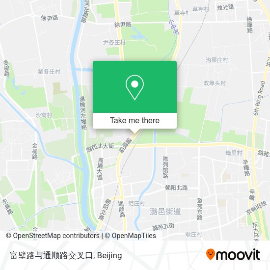 富壁路与通顺路交叉口 map