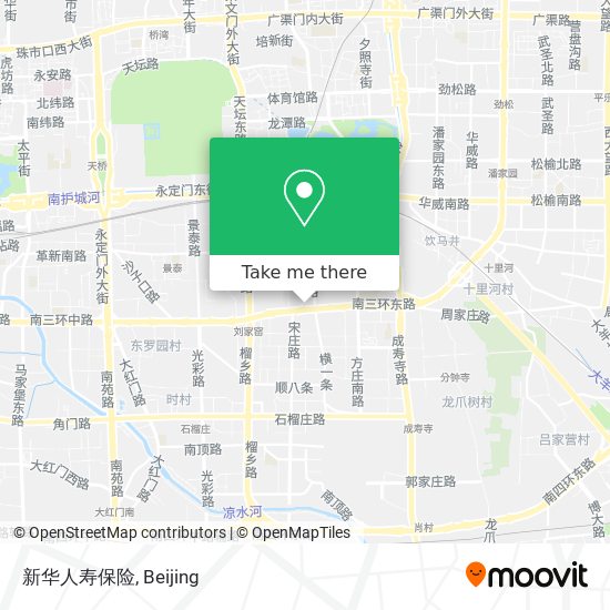 新华人寿保险 map