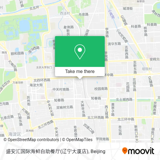 盛安汇国际海鲜自助餐厅(辽宁大厦店) map