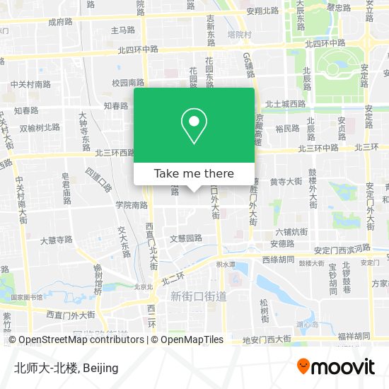北师大-北楼 map