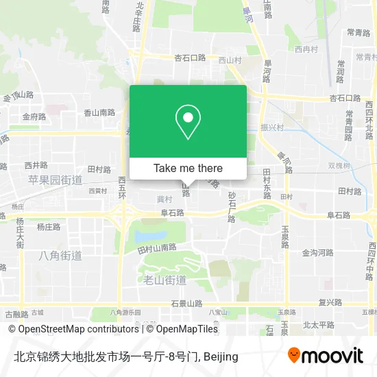 北京锦绣大地批发市场一号厅-8号门 map
