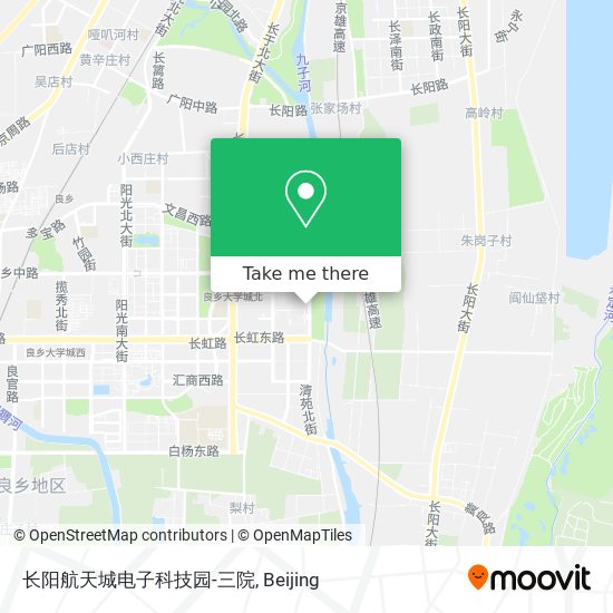 长阳航天城电子科技园-三院 map