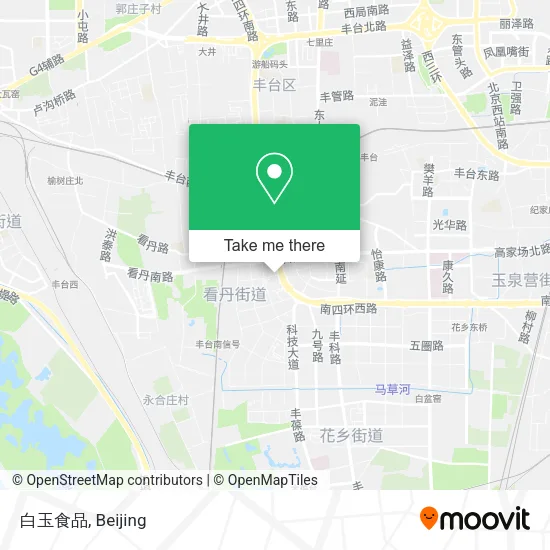 白玉食品 map