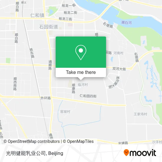 光明健能乳业公司 map