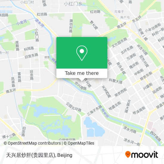 天兴居炒肝(贵园里店) map