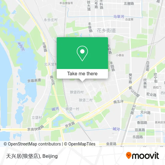 天兴居(狼垡店) map