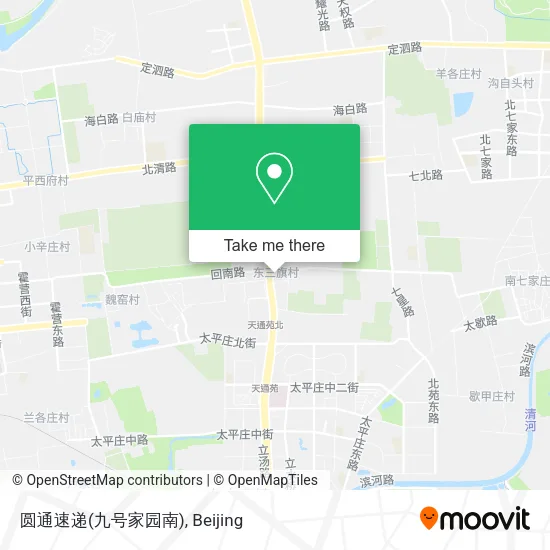圆通速递(九号家园南) map