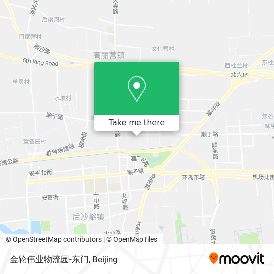 金轮伟业物流园-东门 map