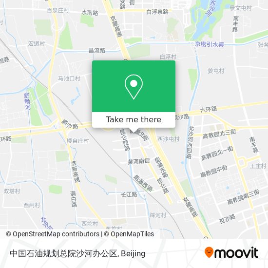 中国石油规划总院沙河办公区 map