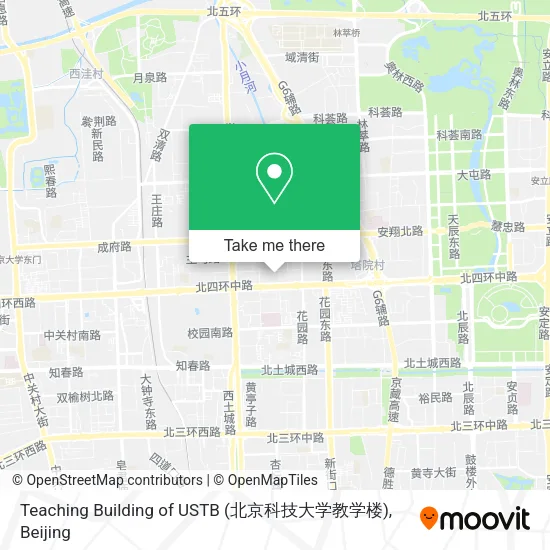 Teaching Building of USTB (北京科技大学教学楼) map