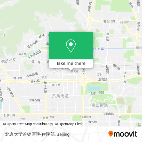 北京大学首钢医院-住院部 map