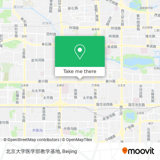 北京大学医学部教学基地 map