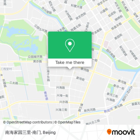 南海家园三里-南门 map