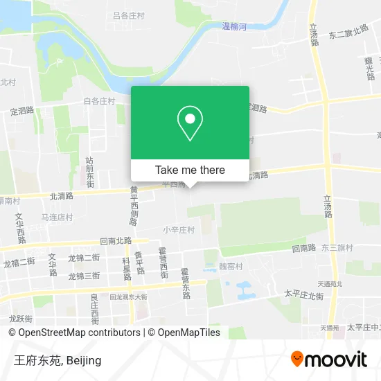 王府东苑 map